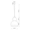 TIGALI 1 - lampa zwieszana - beż  5241 - Antigo