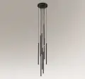Lampa wisząca 8xG9 KOSAME czarna 7856 SHILO