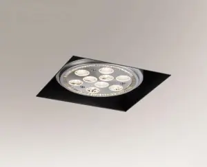 Oprawa wpuszczana 1x ES111 YATOMI czarna 3330 SHILO