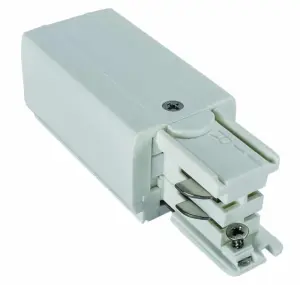 Zasilanie prawe do szynoprzewodu 8108 białe SHILO