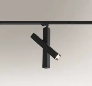 Lampa spot na szynoprzewód MITSUMA czarna 7996 SHILO