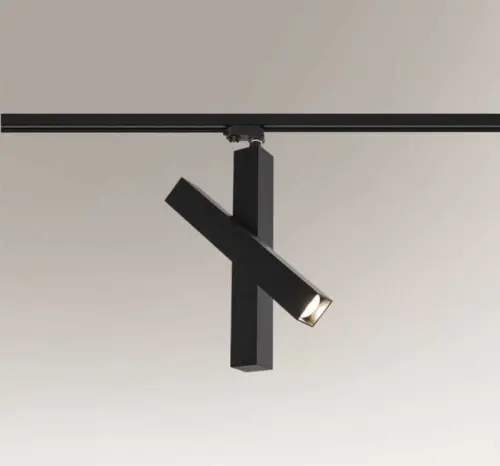 Lampa spot na szynoprzewód MITSUMA czarna 7996 SHILO