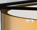 Lampa wisząca PAA BLACK czarno-miedziana 9543 SHILO DOHAR