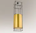 Lampa wisząca PAA BLACK czarno-mosiężny 9551 SHILO DOHAR
