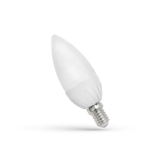 ŻARÓWKA śWIECZKA LED 6W E14 BARWA CIEPŁA 3000K 520LM 230V SPECTRUMLED