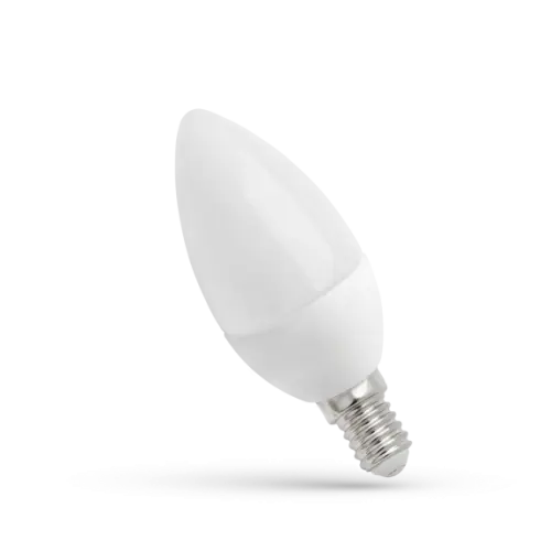 ŻARÓWKA śWIECZKA LED 4W E14 BARWA CIEPŁA 3000K 340LM 230V SPECTRUMLED