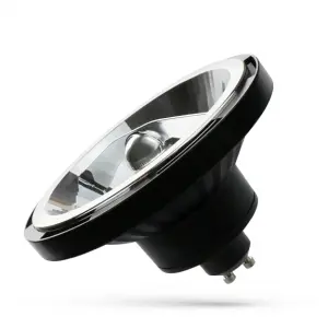 ŻARÓWKA CZARNA LED AR111 GU10 SMD 15W 45°  BARWA NEUTRALNA SPECTRUMLED