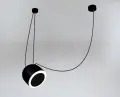Lampa wisząca DOBO 1 czarna  9035 SHILO DOHAR
