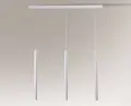 Lampa wisząca 3xGU10 YABU biała 7574 SHILO