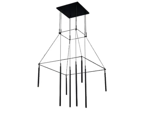 Lampa wisząca ALHA H 8 czarna 9010 SHILO DOHAR