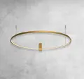 Plafon AGARI 117cm 1354 złoty barwa ciepła 3000K SHILO
