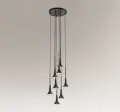 Lampa wisząca LED KANZAKI czarna 8533 4000K SHILO