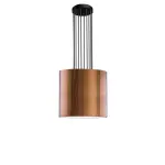 Lampa wisząca IHI - Czarna-miedziany (480 mm) 9493 (Dohar) Antigo