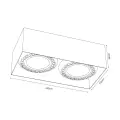 Plafon Cage - out 0-2 - Czarny (85mm) 1269 Brosline
