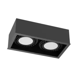 Plafon Cage - out 1-2 - Czarny (85mm) 1273 Brosline