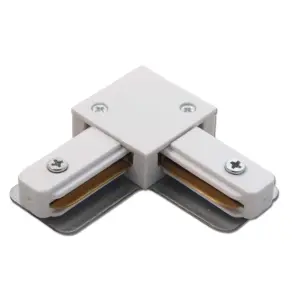 Łącznik L szynoprzewodu 1 - fazowego 230V - Biały 6307 Brosline