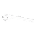 Modułowe pojedyncze Drop Line 1 - Biały (600mm) 1014 Brosline
