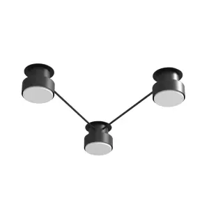 Modułowe potrójne Etna 3 - Czarny (70mm) 1023 Brosline