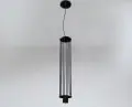 Lampa wisząca IHI BLACK z czarnymi końcowkami SHILO DOHAR