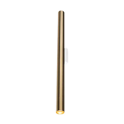 Kinkiet Akadi K - Mosiądz polerowany-biały (700 mm) 8878 (Amplex) Antigo
