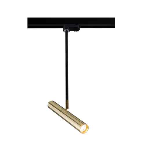 Spot Akadi R2 - Mosiądz polerowany-czarny - Szynoprzewód 3F 230V 8881 (Amplex) Antigo