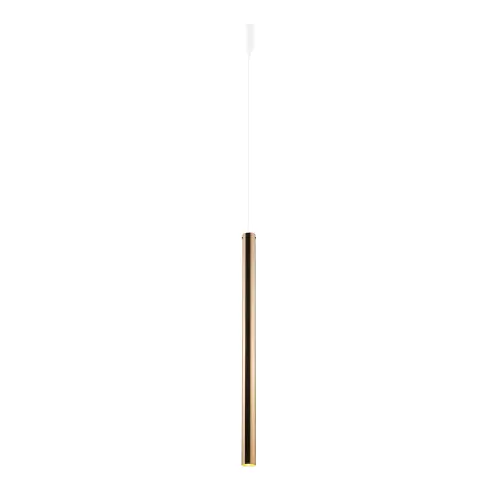 Lampa wisząca Akadi 1 - Mosiądz polerowany-biała (700 mm) 8884 (Amplex) Antigo