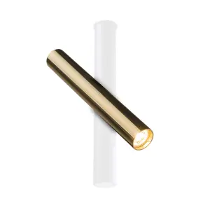 Reflektor Akadi R1 - Mosiądz polerowany-biały (304 mm) 8894 (Amplex) Antigo