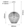 Lampa wisząca Bala - Naturalna sklejka (460 mm) 5016 (Amplex) Antigo