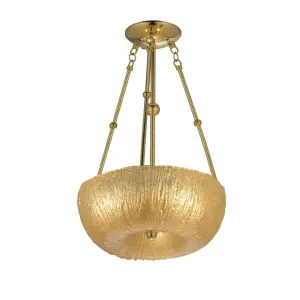 Lampa wisząca Button 45 - Mosiądz polerowany-złoty (450 mm) 8176 (Amplex) Antigo
