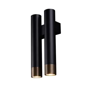 Kinkiet Eido 2 - Czarny-patyna mat (350 mm) 8270 (Amplex) Antigo