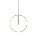 Lampa wisząca Faro okrąg - Mosiądz polerowany (320 mm) 8290 (Amplex) Antigo