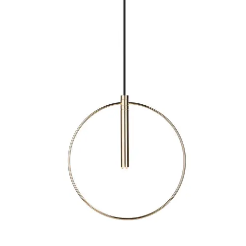 Lampa wisząca Faro okrąg - Mosiądz polerowany (320 mm) 8290 (Amplex) Antigo