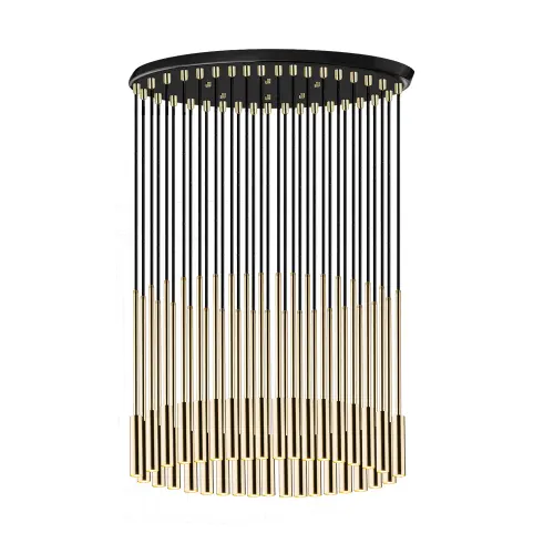 Lampa wisząca Lara 35 - Mosiądz polerowany-czarna (420 mm) 8348 (Amplex) Antigo