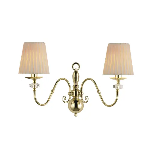 Kinkiet Lilosa 2 - Mosiądz polerowany (410 mm) 8399 (Amplex) Antigo