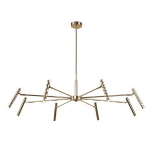 Lampa wisząca Livo 8 - Mosiądz polerowany (960 mm) 8394 (Amplex) Antigo