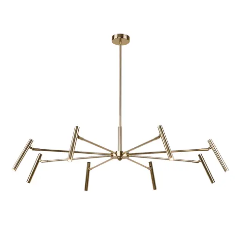 Lampa wisząca Livo 8 - Mosiądz polerowany (960 mm) 8394 (Amplex) Antigo