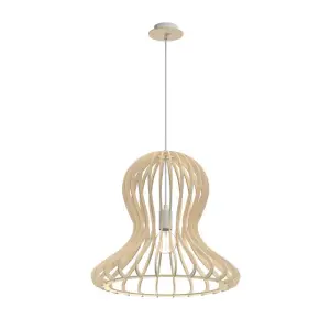Lampa wisząca Octo - Naturalna sklejka (440 mm) 5017 (Amplex) Antigo