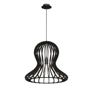 Lampa wisząca Octo - Czarna sklejka (440 mm) 5020 (Amplex) Antigo
