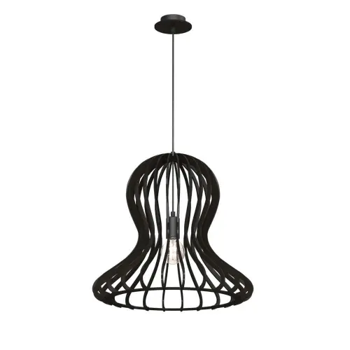 Lampa wisząca Octo - Czarna sklejka (440 mm) 5020 (Amplex) Antigo