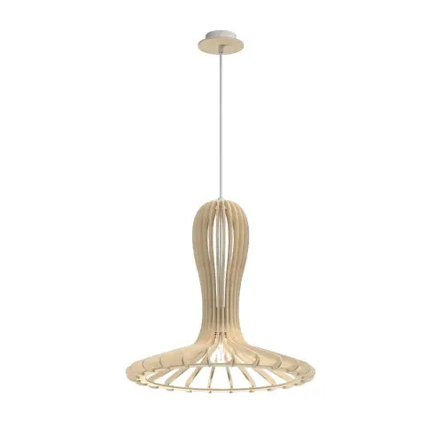 Lampa wisząca Rina - Naturalna sklejka (460 mm) 5018 (Amplex) Antigo