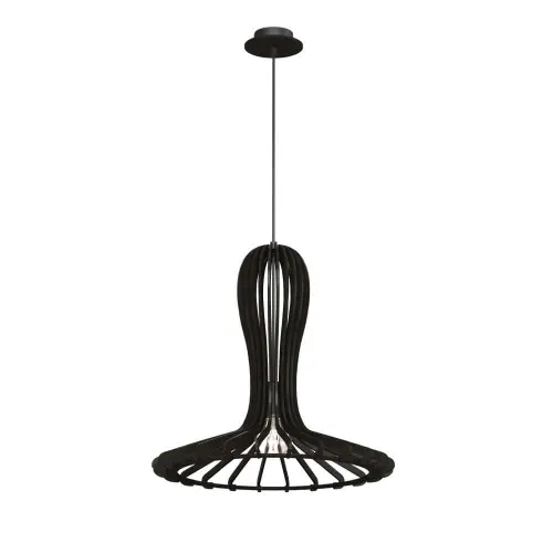 Lampa wisząca Rina - Czarna sklejka (460 mm) 5021 (Amplex) Antigo