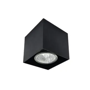 Plafon Cage out mini 0-1 - Czarny (70 mm) 1074 (Brosline) Antigo