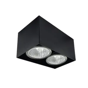 Plafon Cage out mini 0-2 - Czarny (70 mm) 1076 (Brosline) Antigo