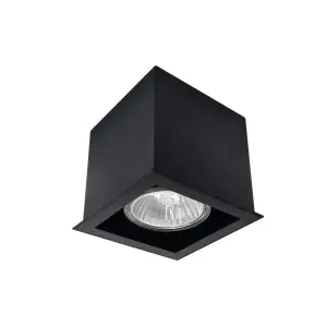 Plafon Cage out mini 1-1 - Czarny (70 mm) 1078 (Brosline) Antigo