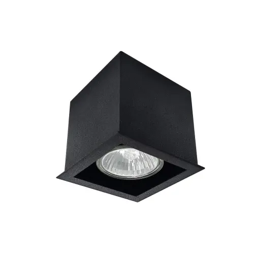 Plafon Cage out mini 1-1 - Czarny (70 mm) 1078 (Brosline) Antigo