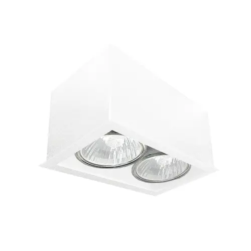 Plafon Cage out mini 1-2 - Biały (70 mm) 1081 (Brosline) Antigo