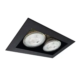 Lampa wpuszczana Cage in mini 1-2 - Czarna 3034 (Brosline) Antigo