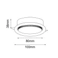 Lampa wpuszczana Drop in - Biała 3029 (Brosline) Antigo