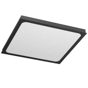 Plafon Hika - Czarny (610x610 mm) 3000K 1056 (Brosline) Antigo