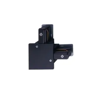 Łącznik L szynoprzewodu podtynkowego 1F 230V - Czarny 6345 (Brosline) Antigo